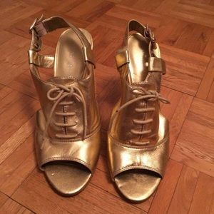 Nine West Gold Heels